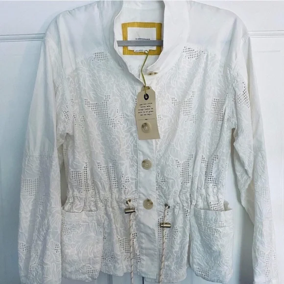 NWT Anthropologie white lace jacket - Picture 2 of 7